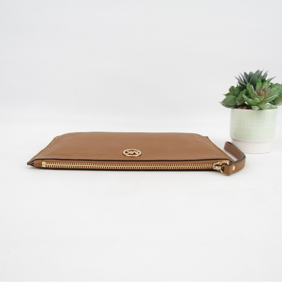 Michael Kors Fulton Leather Large Zip Clutch - Picture 5 of 9
